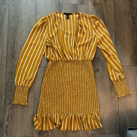 Forever 21 | Dresses | Mustard Yellow Long Sleeved Dress | Poshmark